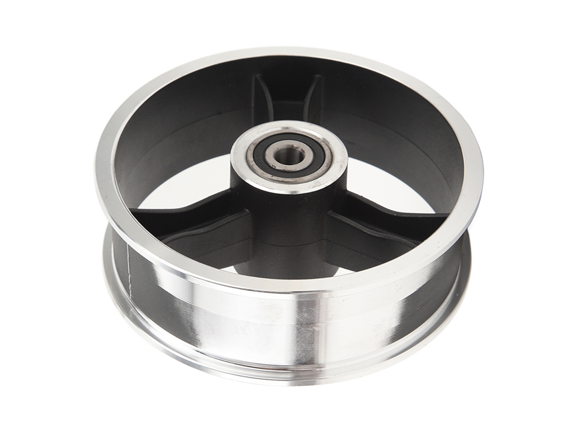 Rueda De Patinete Eléctrico De 8 Pulgadas Con Neumático Macizo Y Buje De Aluminio De 38 Mm Para Repuesto.