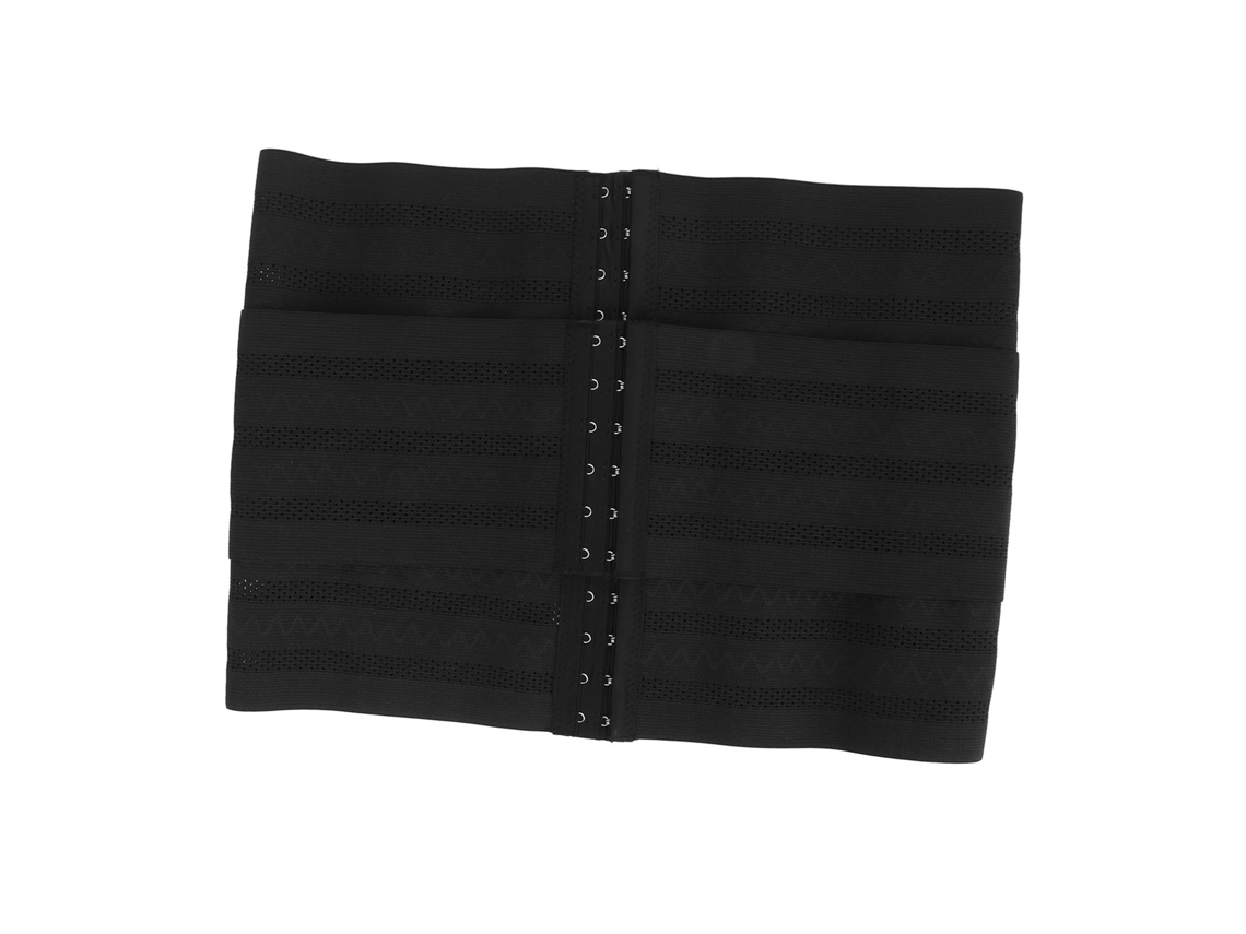 Fajas Lumbares Abdominales Control de Vientre Compresión Transpirable Mujer Negro 2xl