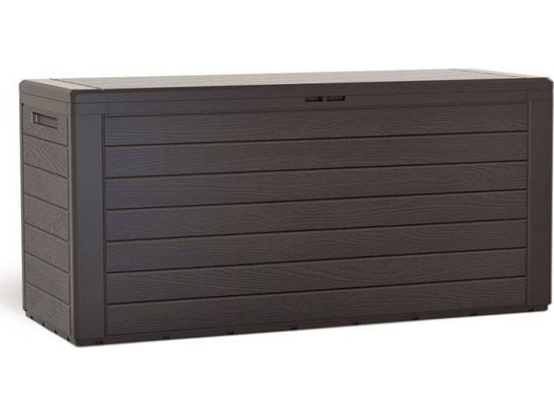 Baúl de Almacenamiento PROSPERPLAST Woodebox Marrón (116 x 43,8 x 55Cm)