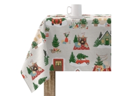 Toalla de Mesa MUARE HOME Christmas (250 x 140 cm - Algodón - Multicolor)