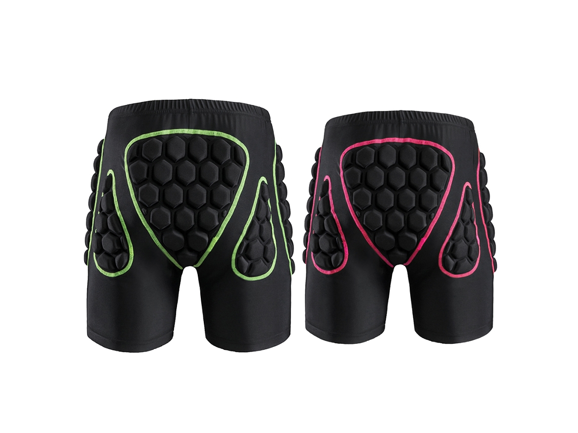 Yncm-pantalones Cortos Protector De Cadera Mujer Para Deportes De Nieve