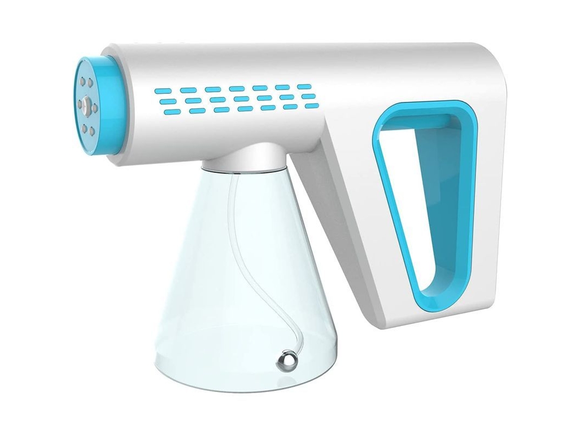 Nebulizador Desinfectante Nano Eléctrico Recargable Portátil Con Luz Azul