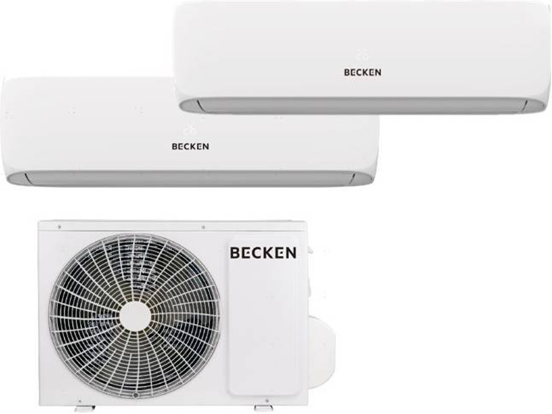 Aire Acondicionado Split BECKEN BAC9603 Multi (18+21 m² - 2323 / 2.7+3273 / 3.8  BTUs - Blanco)