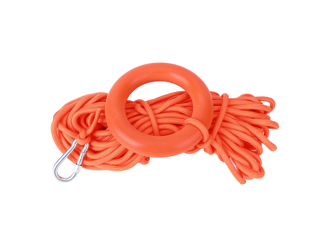 Cuerda De Rescate De Pvc Duradera De 10 Mm Y 30 M Con Anillo De Tracción Para Senderismo Y Escalada.