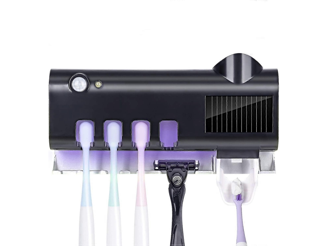 Esterilizador de cepillos de dientes, desinfectante UV para cepillos de dientes y soporte con función de esterilización por luz LED UV Nostalgia88