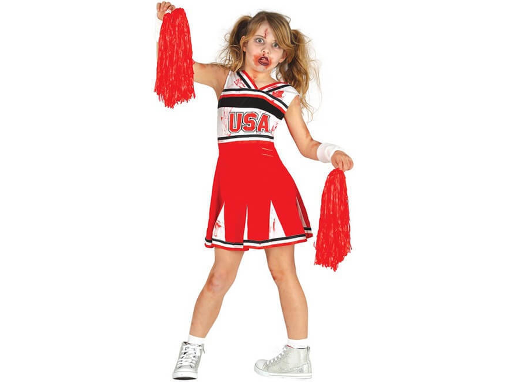 Disfraz de Niña DISFRAZZES Animadora Zombie (Talla: 7 a 9 años)