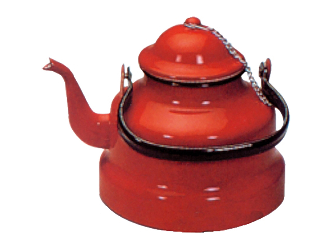Cafetera pava roja 1 l