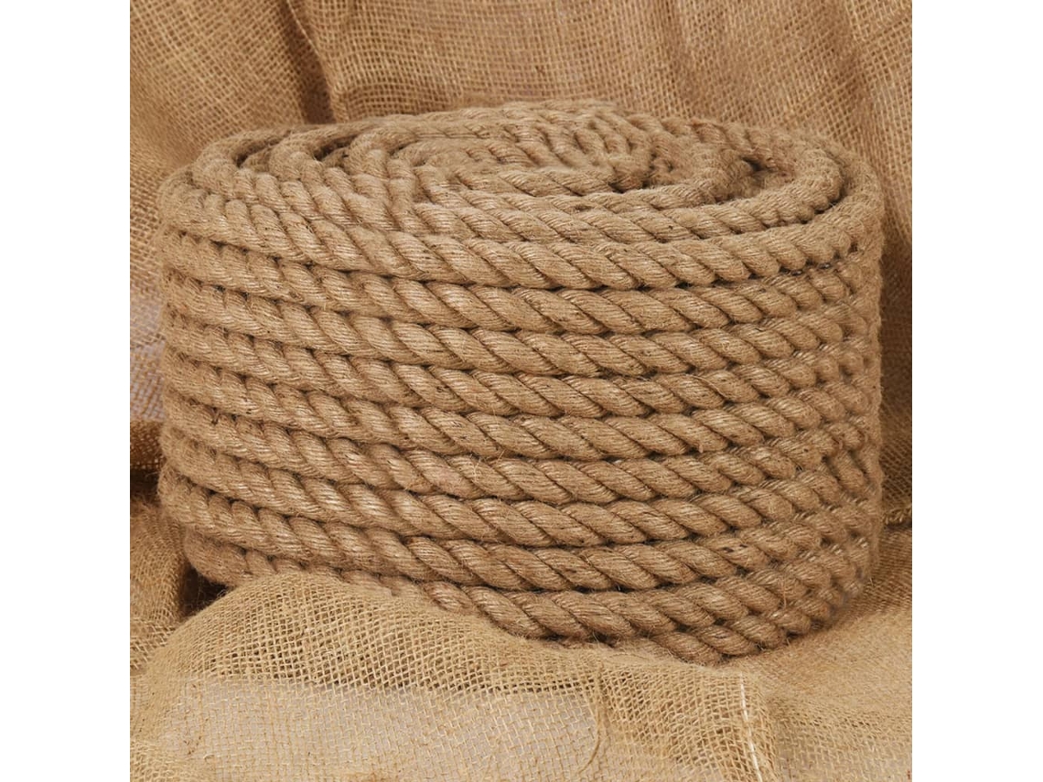 Cuerda De Yute 100 M De Longitud Y 16 Mm De Grosor