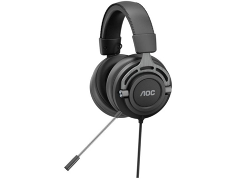 Auriculares Gaming Con Cable AOC Gh200 (Over Ear - Negro)