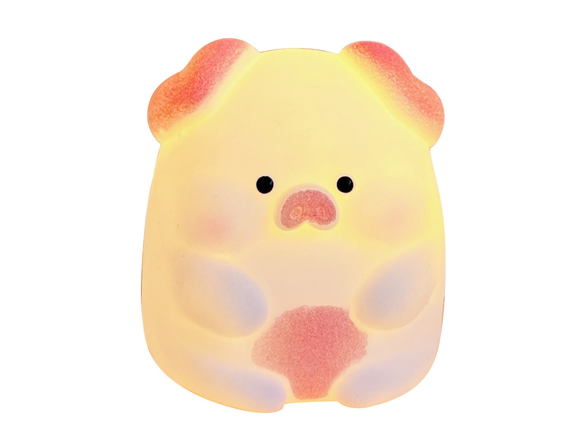 Lindo Animal De Dibujos Animados, Moderno, Led, Lámpara De Mesa Decorativa Nocturna Para Dormitorio Y Sala De Estar: Cerdo.