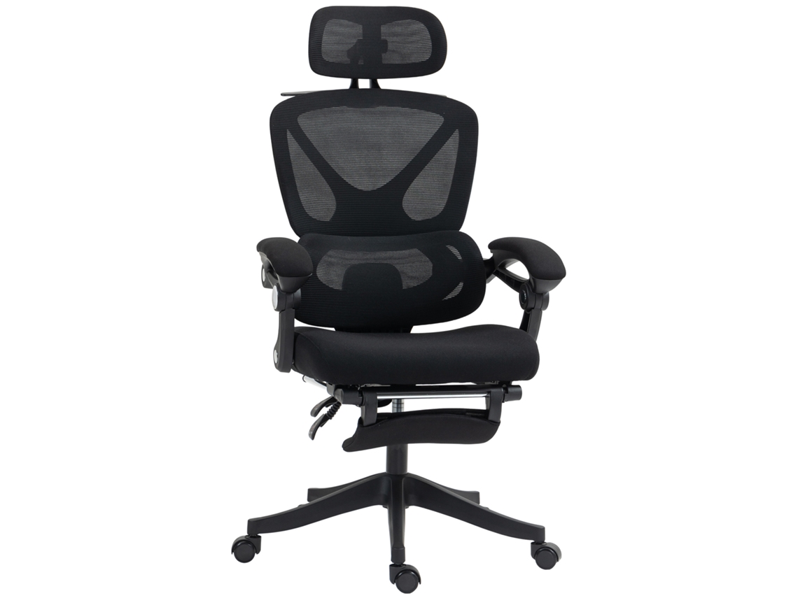 Asiento Reclinable De Malla Con Reposapiés