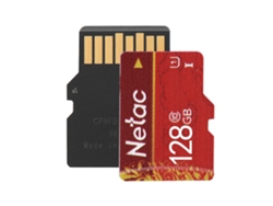Tarjeta De Memoria Netac P500 128gb Class10 Uhs-i Para Cámara, Teléfono Y Grabador De Viaje