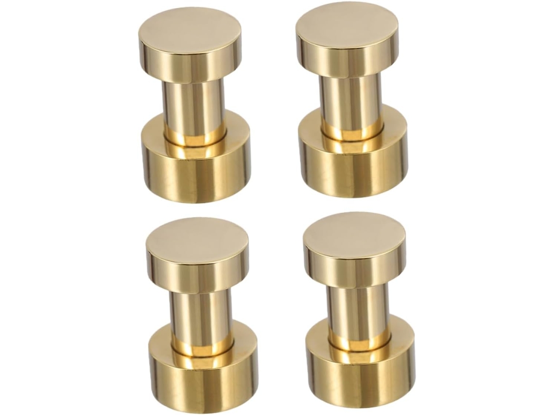 Juego De 4 Ganchos Para Baño Con Tornillos Para Toallas Y Sombreros - Instalación Fácil Y Segura