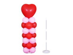 Columna base de plástico ligero para globos, ideal para fiestas y bodas