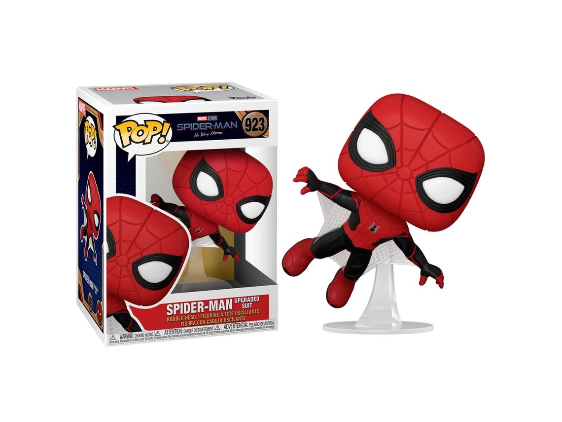 Figura Pop Marvel Spider-Man No Way Home Spider-Man Traje mejorado B.active