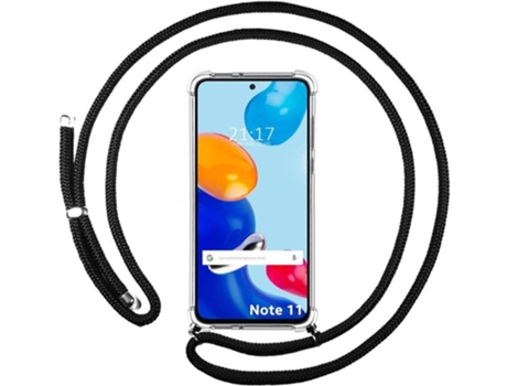Carcasa Xiaomi Redmi Note 11 TUMUNDOSMARTPHONE Colgante Negro