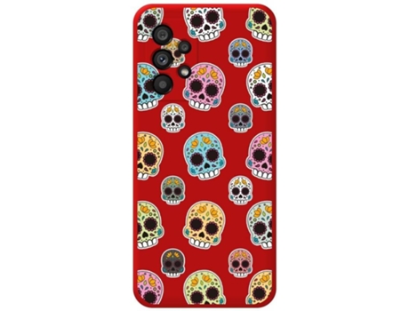 Carcasa para Samsung Galaxy A53 5G TUMUNDOSMARTPHONE Silicona Líquida Dibujos Rojo