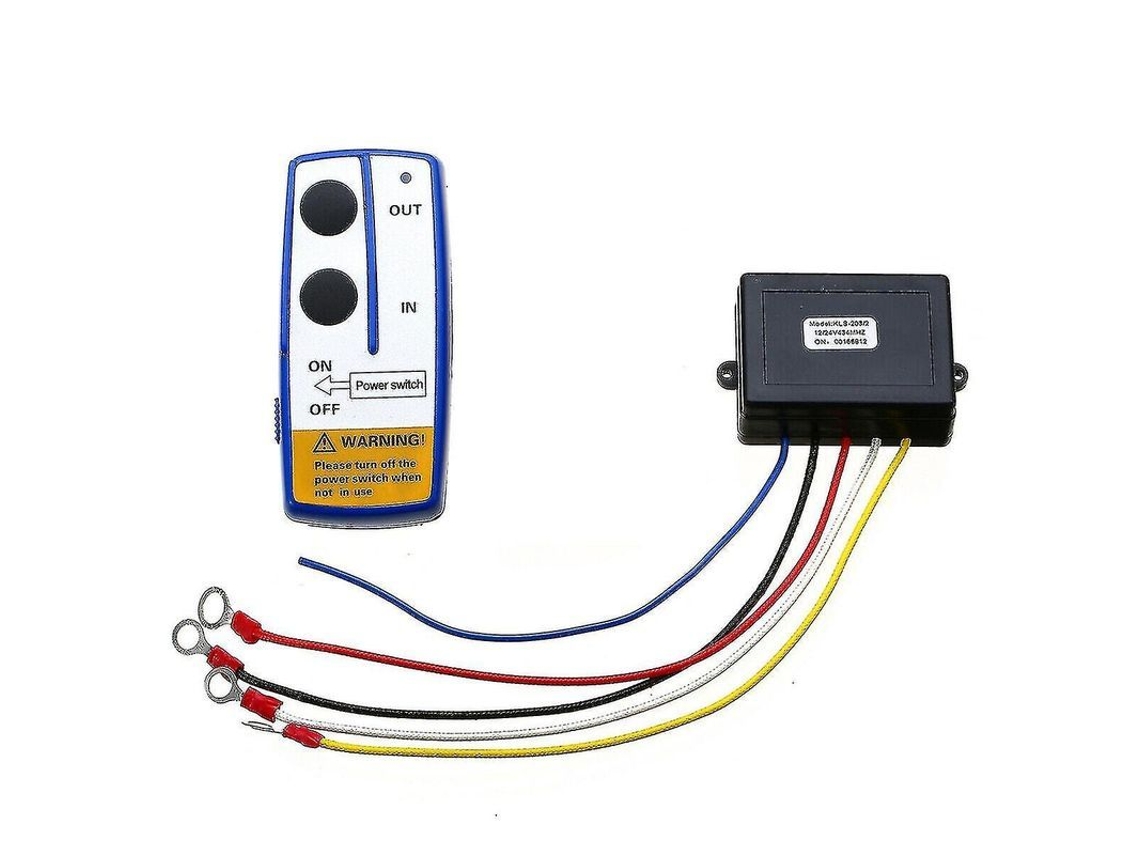 Control Remoto Inalámbrico Para Cabrestante Eléctrico De 12 V, Nuevo Modelo 2025, Para Jeep, Atv, Suv Y Utv, Con Alcance De 30 M.