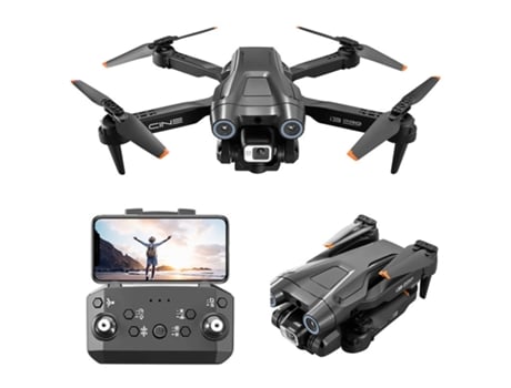 VPCOMERCIAL - Drone I3 Pro I3 Pro con cámara dual 4K (3 baterías - Duración de la batería: 15 min - Negro)