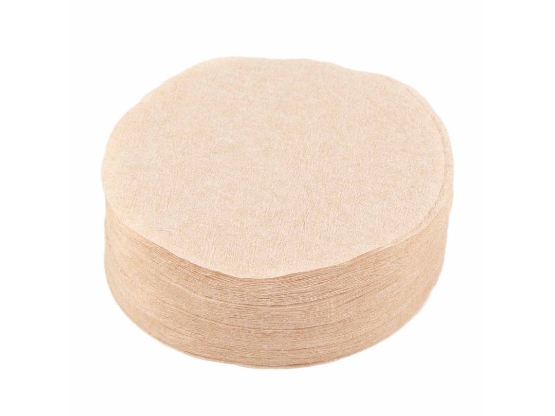 100 Filtros De Papel De Repuesto Para Café Moca, Tamaño N.° 6, 60 Mm, Fibra De Madera, Seguros E Inodoros.