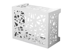 Cubierta De Aire Acondicionado De Aluminio Blanco Artist M L86 X P44 X H68 Cm