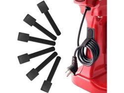 2026-organizador De Cables Linjou 6 Piezas Para Electrodomésticos Cable Holder Negro