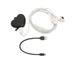 Minigrabadora De Voz Con Forma De Corazón, Collar, 4 Gb, Mp3, Hd Inteligente, Activación Por Voz Y Reducción De Ruido.