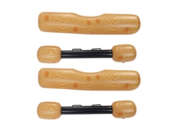 2 balsas inflables flotantes de madera para piscina, juguetes para fiestas al aire libre, deportes acuáticos, juegos para adultos y niños.