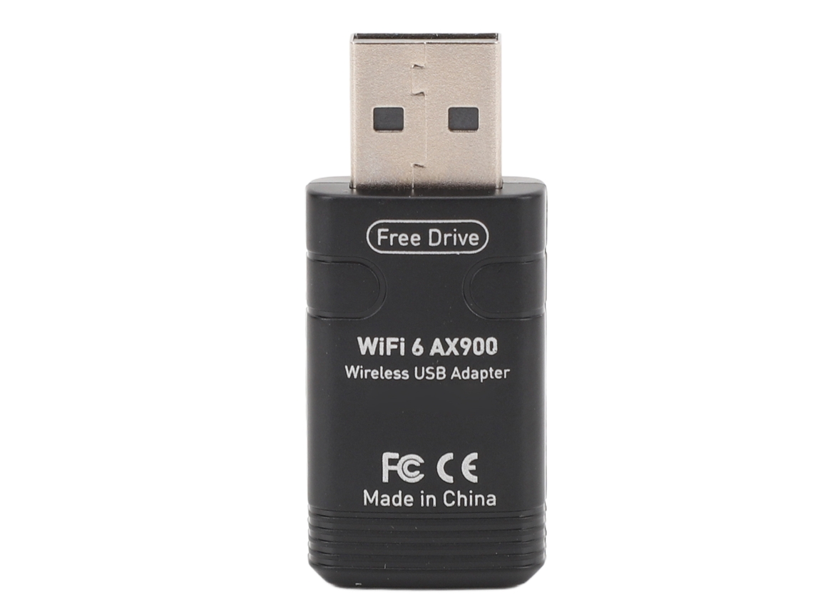 Adaptador De Red Inalámbrica Usb De Doble Banda 2.4g/5.8g Ax900mbps Wireless Fidelity 6 Bt 5.3 Para Windows 11 Y 10