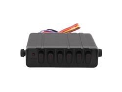 Panel De Interruptores Basculantes Impermeables De 6 Vías Para Coche, Barco Y Suv.