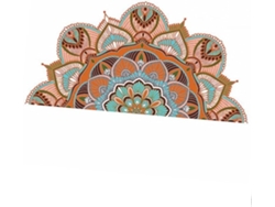 Elegante Vinilo Decorativo De Mandala Para Pared, Adhesivo, Removible, Alta Definición Para Decoración De Paredes.