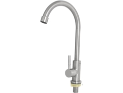 Grifo De Lavabo Giratorio De Un Solo Orificio De Acero Inoxidable 304 Con Montaje De 1/2 Bsp