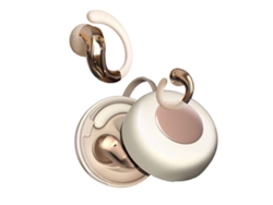 Gancho inalámbrico con clip para auriculares Bluetooth de Apple, color beige