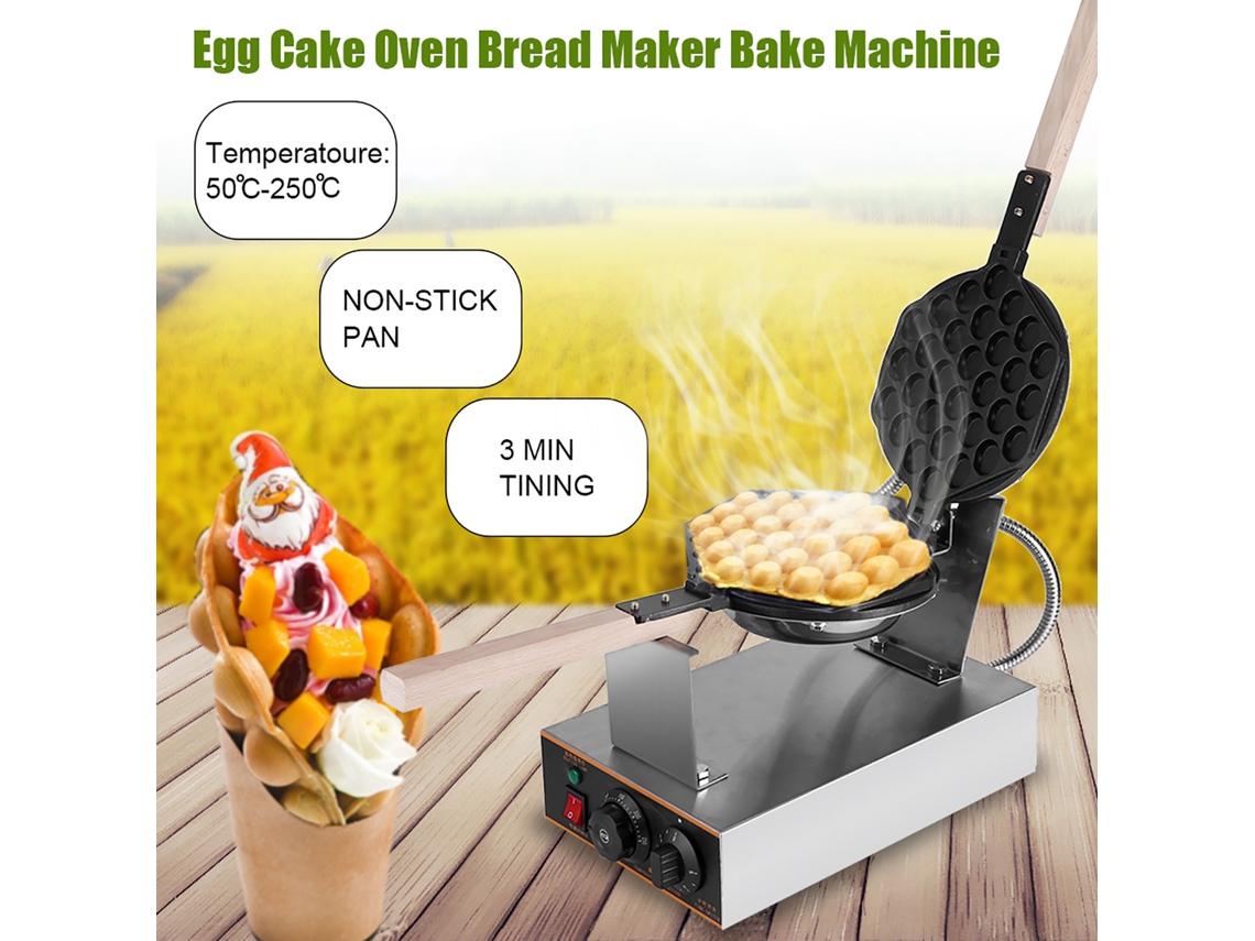 Horno eléctrico de acero inoxidable para pasteles de huevo y panes especiados