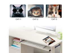 Alfombrilla De Ratón Para Juegos Antideslizante Con Imagen De Gato Lindo Para Pc, Computadora, Laptop Y Macbook