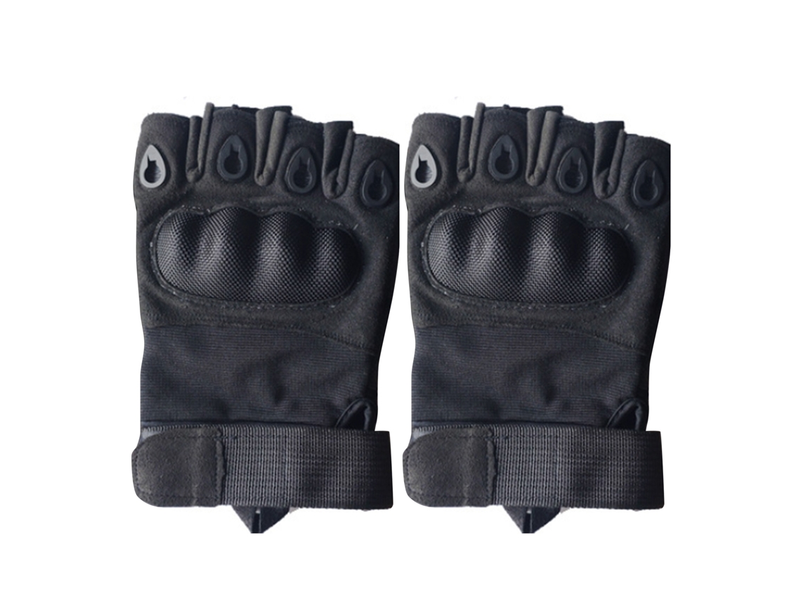2026-2pcs Guantes De Puño Duro De Media Falange Transpirables Resistentes Al Desgaste Para Senderismo Talla L 21‑22cm/8.3‑8.7in