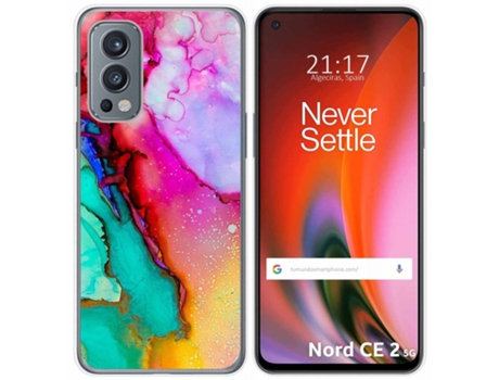 Carcasa OnePlus Nord 2 5G TUMUNDOSMARTPHONE Dibujos Multicolor
