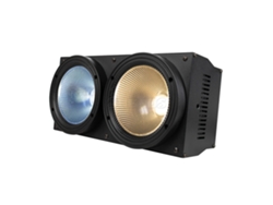 Proyector de iluminación de escenario, LED COB dobles de 200 W, versátil, blanco cálido y blanco frío, 1 unidad de 200 W, enchufe UE OEM