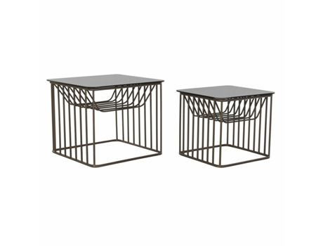 Mueble de Apoyo DKD HOME DECOR (Metal - 52 x 52 x 44 cm)