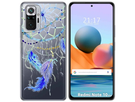 Carcasa Xiaomi Redmi Note 10 Pro TUMUNDOSMARTPHONE Dibujos Transparente Multicolor