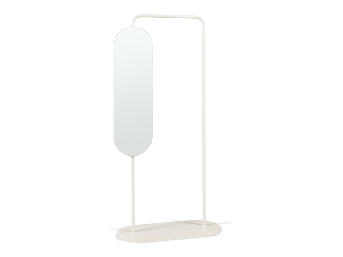 Perchero Vann con espejo giratorio 167x80x35 cm Color Arena [EN.CASA]