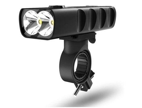 Luces de bicicleta Led Faro de bicicleta Faro de bicicleta Ultra brillante USB Recargable 3 Modo Ciclismo Luz-Negro ENZONS