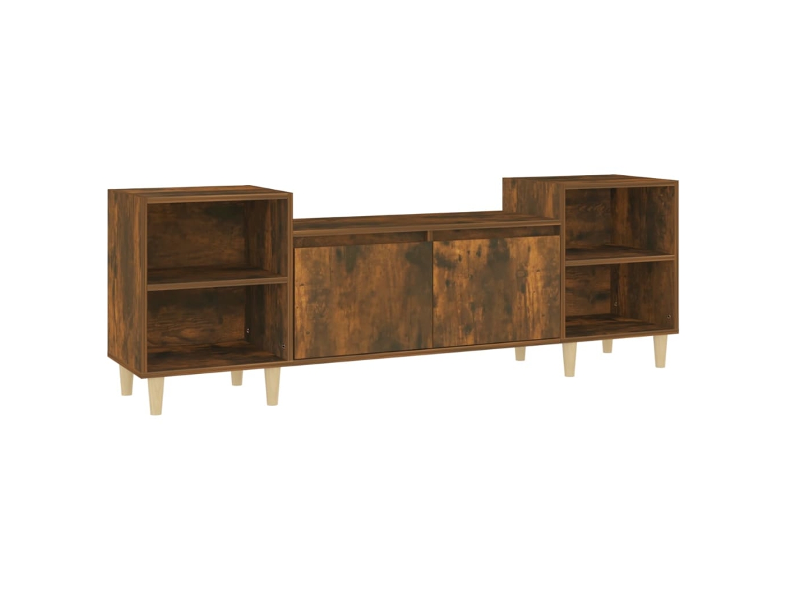 Mueble De Tv VIDAXL Marrón Madera contrachapada (160x35x55 cm)