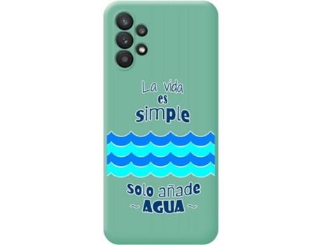 Carcasa Samsung Galaxy A32 5G TUMUNDOSMARTPHONE Agua Verde