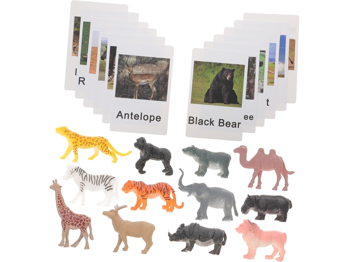 Juego Educativo De Emparejamiento De Animales Para Niños Y Niñas: Tarjetas Con Patrones De Animales