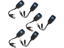 Balun De Vídeo Pasivo Hd-cvi/tvi/ahd Con Conector De Alimentación Y Transmisor.