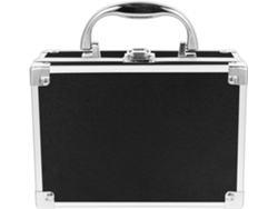 Trousse De Voyage Cosmétique En Alliage D’aluminium Robuste Pequeñoe Valise A Maquillaje Negroe