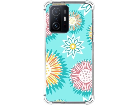 Carcasa Xiaomi 11T 5G TUMUNDOSMARTPHONE Dibujos Antigolpes Flores 05 Multicolor