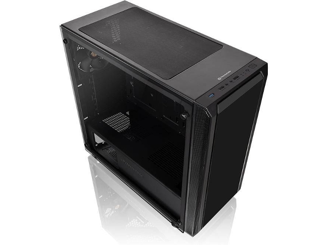 Caja PC THERMALTAKE CA-1L6-00M1WN-01 (ATX Mid Tower - Negro)