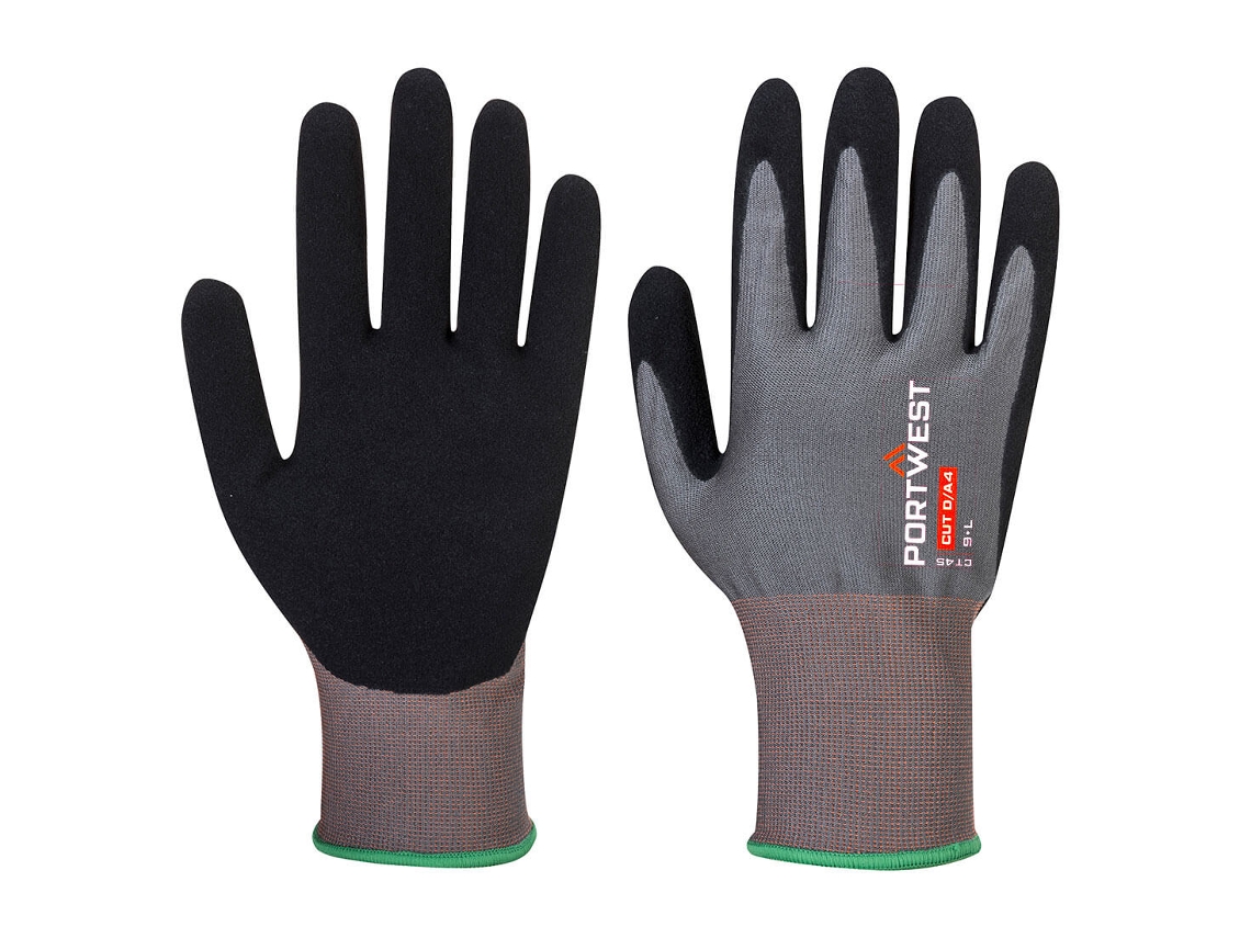 Guante Ct Cut D18 Nitrilo - Protección Y Confort Superior Gris Negro / Xxl